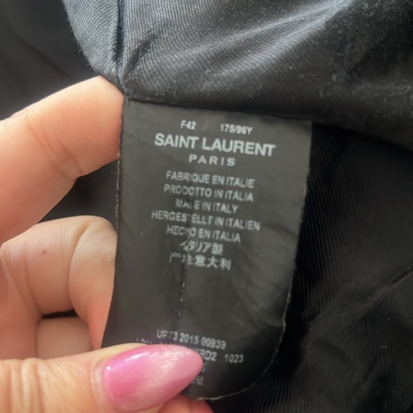 YSL leather biker jacket - Picture 12 of 13
